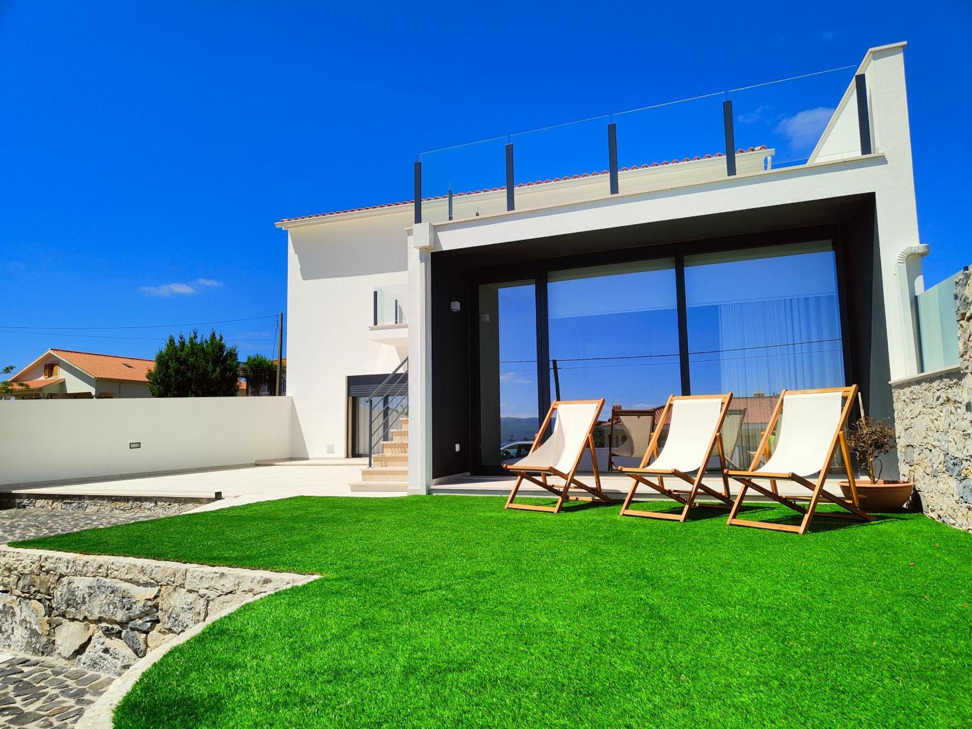Casa De Lazer Da Cha Villa Alqueidao da Serra Luaran gambar